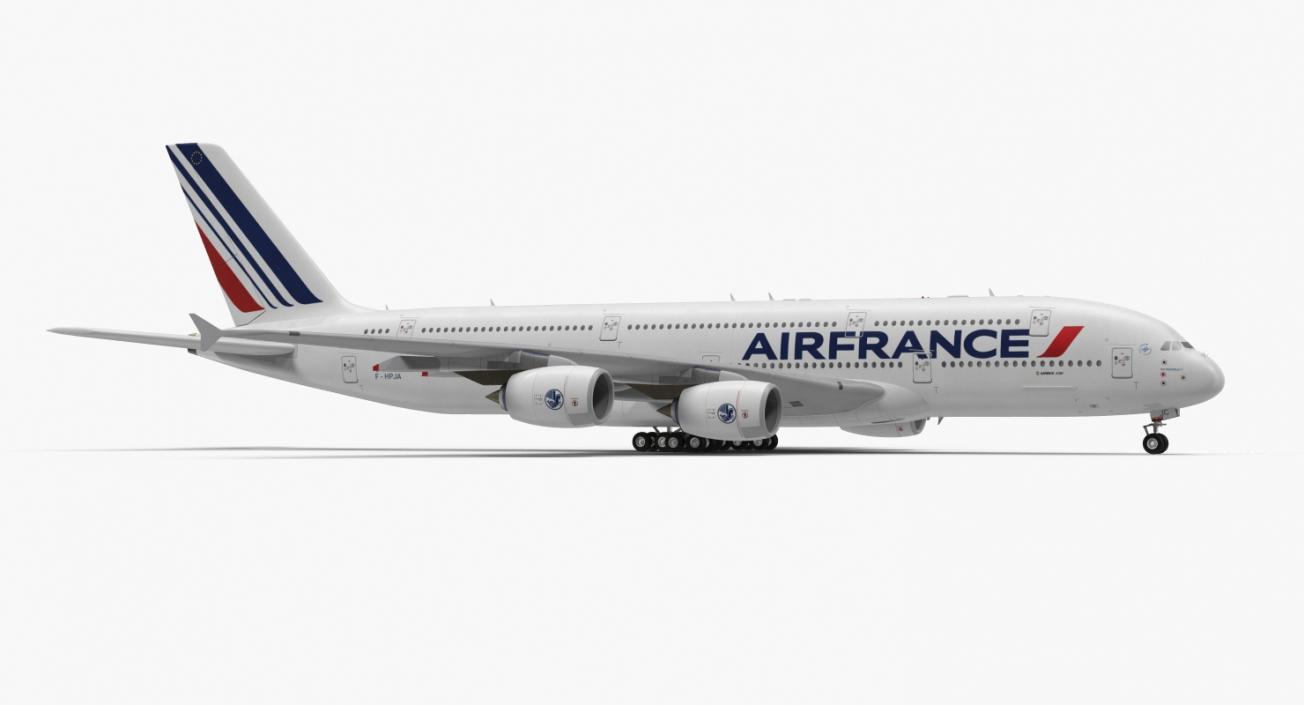 Airbus A380-1000 Air France 3D